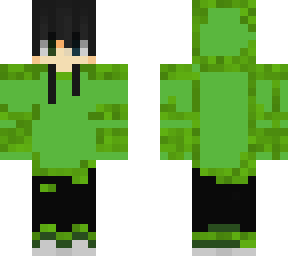 e-boy with green hood