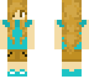 ella (turquoise clothes.)