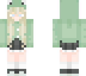 frog girl (not my skin. just chainged a few things)