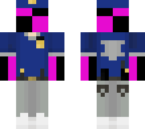 glitched police man