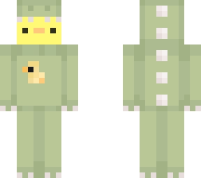 green dino duck