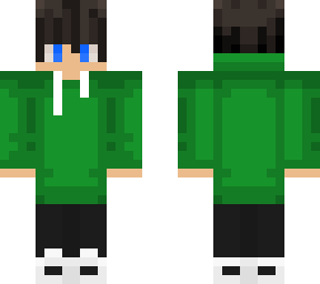 green hoodie male (blue eyes)