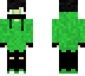 green outfit