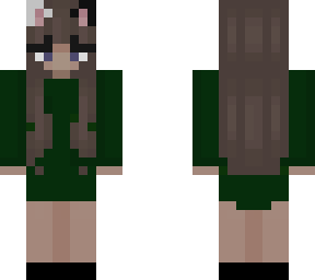 green sweater