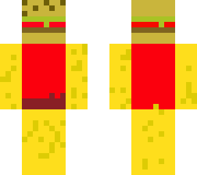 hamburger person