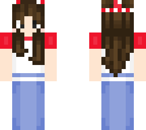 i made my friend as a minecraft skin