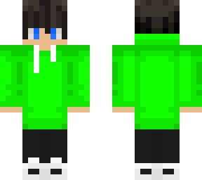 lime hoodie male (blue eyes)