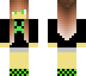 lucy with brown hair and creeper sweater :) /green eyes