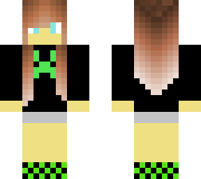 lucy with brown hair and creeper sweater :)