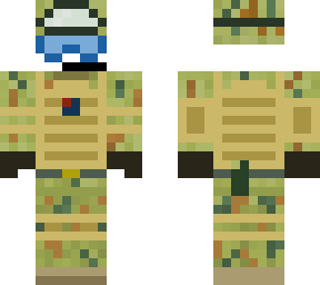 military soldier template