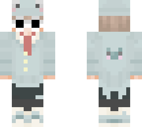 my custom skin with glasses <3