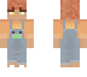 my oc in a frog outfit