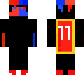 ninja red and blue