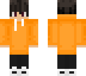 orange hoodie male (brown eyes)