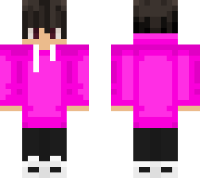 pink hoodie male (brown eyes)