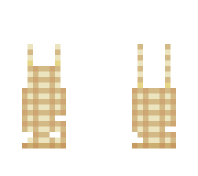 plaid bee overalls