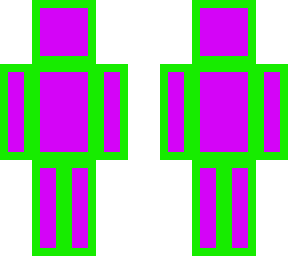 purple green