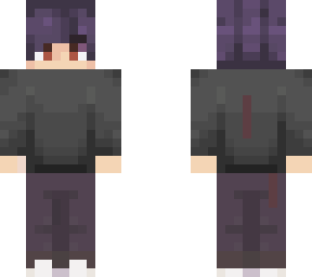 purple hair e-boy