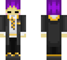 purple haired hufflepuff
