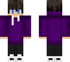 purple hoodie male (blue eyes)