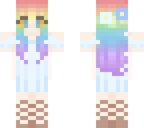 rainbow girl oc fancy