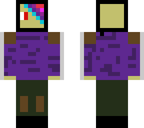 rainbow haired kid
