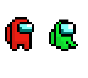 red and lime among us