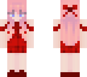 red dress