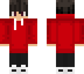 red hoodie male (brown eyes)