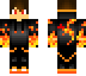 red/orange dragon boy