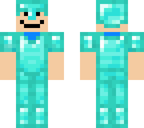 sh!tass wearing a diamond armor