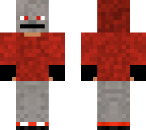 skeleton mask red