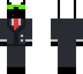 skunk in a suit