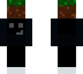 small me carrying a grass block