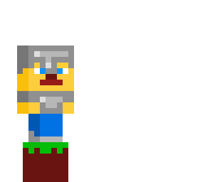 steve in iron armor