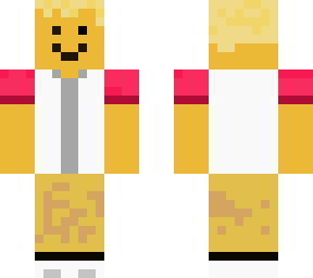 tommyinnit with diamond ingot underneath (diamond ingot skin not mine)
