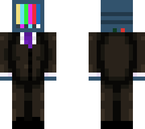 tv with suit
