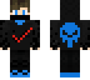 updated red and blue nike skin