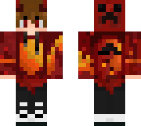 v.4 fire demon teen