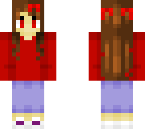 - red sweater - ( bow style changed )