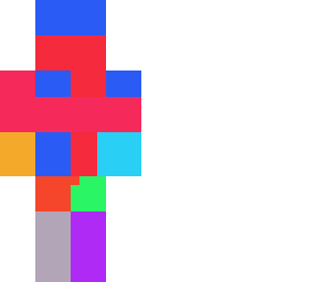 2d rainbow skins