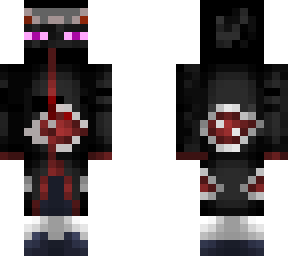 akatsuki skin enderman kapputze