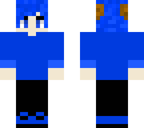 blue boy with horns