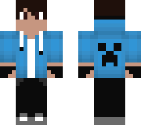 blue creeper hoodie
