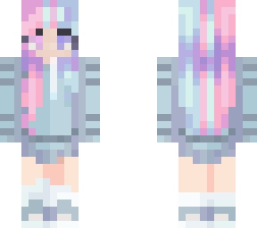 blue girl