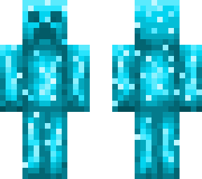blue glitter galaxy creeper
