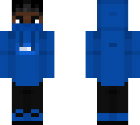 blue supreme hoodie v3 (mask)