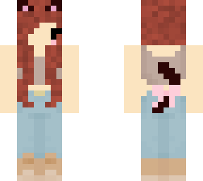 brown hair cat girl outfit