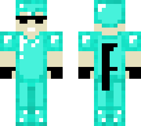 cool diamond armor guy