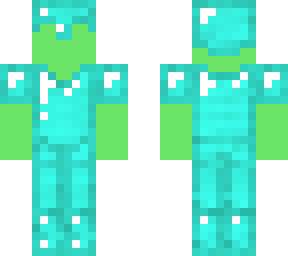 diamond armor with green inside